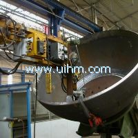 induction brazing shell